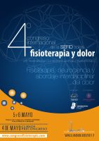 IV Congreso Internacional Fisioterapia y Dolor CartelIV Congreso Internacional Fisioterapia y Dolor