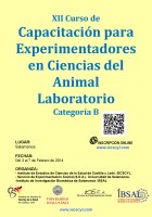 XII Curso de Capacitación para Experimentadores en Ciencias del Animal Laboratorio. Categoría B. Cartel Anim12