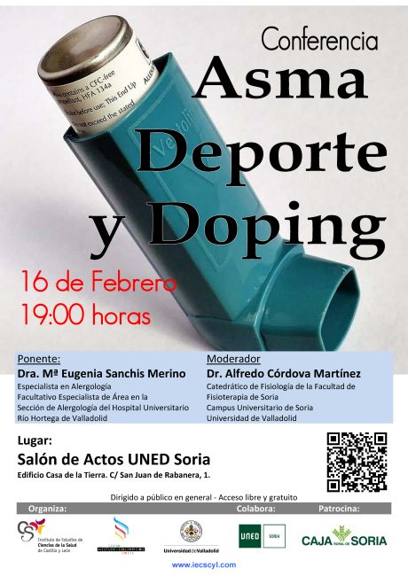 Conferencia: Asma, Deporte y Doping Cartel Conferencia: Asma, Deporte y Doping.