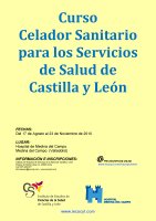 Cartel Curso Celador Sanitario Medina del Campo