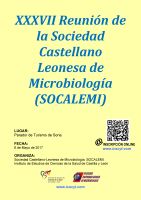 XXXVII Reunión de la Sociedad Castellano Leonesa de Microbiología - Curso Microbiología 2017. Cartel XXXVII Reunión de la Sociedad Castellano Leonesa de Microbiología - Curso Microbiología 2017.