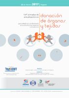 VIII Jornadas de Actualización en Donación de Órganos y Tejidos Cartel VIII Jornadas de Actualización en Donación de Órganos y Tejidos