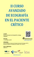 II Curso Avanzado de Ecografía en el Paciente Crítico. Cartel II Curso Avanzado de Ecografía en el Paciente Crítico.