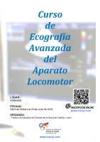 Curso Avanzado de Ecografía del Aparato Locomotor. Cartel Curso Avanzado de Ecografía del Aparato Locomotor.