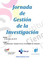 Jornada de Gestión de la Investigación. Cartel Jornada de Gestión de la Investigación.