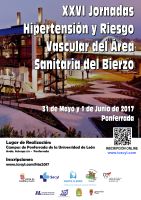 XXVI Jornadas de Hipertensión y Riesgo Vascular del Área Sanitaria del Bierzo. Cartel XXVI Jornadas de Hipertensión y Riesgo Vascular del Área Sanitaria del Bierzo.