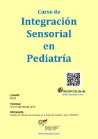 Cartel Cartel Curso de Introducción a la Teoría de la Integración Sensorial en Pediatría. Cartel Curso de Introducción a la Teoría de la Integración Sensorial en Pediatría