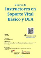 V Curso de Instructores en Soporte Vital Básico y DEA Cartel Instructores SVB 5