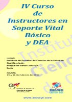 Cartel  Curso Instructores Soporte Vital Básico + DEA 4