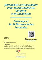 Jornada Actualización Instructores SVA. Homenaje al Dr. Mariano Núñez Fernández. Cartel Jornada Actualización Instructores SVA. Homenaje al Dr. Mariano Núñez Fernández.