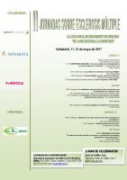 II Jornadas sobre Esclerosis Múltiple. Cartel II Jornadas sobre Esclerosis Múltiple.