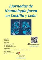 I Jornadas de Neumología Joven en Castilla y León. Cartel I Jornadas de Neumología Joven en Castilla y León.