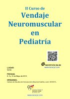 II Curso de Vendaje Neuromuscular en Pediatría. Cartel II Curso de Vendaje Neuromuscular en Pediatría.