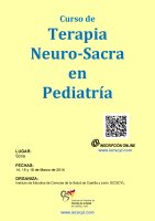 Curso de Curso de Terapia Neuro-Sacra en Pediatría. Cartel Terapia Neuro-Sacra