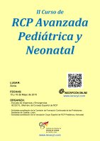 II Curso de RCP Avanzada Pediátrica y Neonatal. Cartel II Curso de RCP Avanzada Pediátrica y Neonatal.