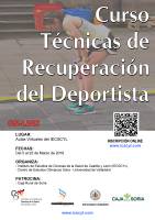 Curso Técnicas de Recuperación del Deportista. Cartel Cuso Técnicas de Recuperación del Deportista.