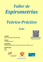 Taller de Espirometrías Teórico-Práctico. Ávila. Cartel Taller de Espirometrías Teórico-Práctico. Ávila.