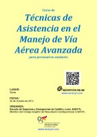 Curso Técnicas de Asistencia en el Manejo de Vía Aérea Cartel Vía Aérea