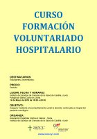 Curso Formación Voluntariado Hospitalario. Cartel Curso Formación Voluntariado Hospitalario.