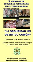 Cartel X Jornada de Seguridad Alimentaria en el Tercer Milenio