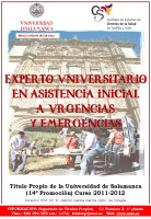 Cartel Experto Universitario en Urgencias y Emergencias