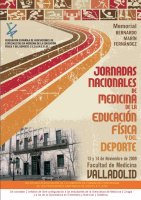 Cartel Jornadas Medicina Educación Física y Deporte