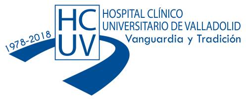 40 Aniversario Hospital Clínico Universitario de Valladolid. Logo 40 Aniversario Hospital Clínico Universitario de Valladolid.