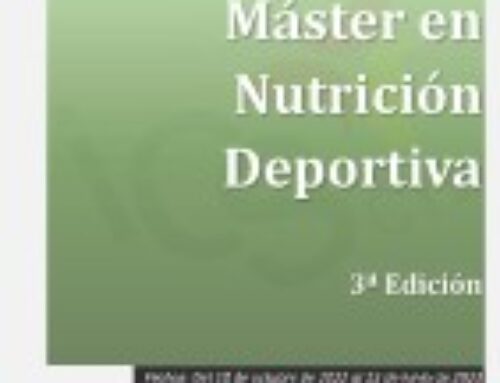 Máster en Nutrición Deportiva. 3ª Edición