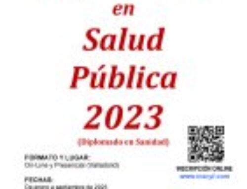 Diplomado en Salud Pública 2023.  Convocatoria de Plazas Libres.