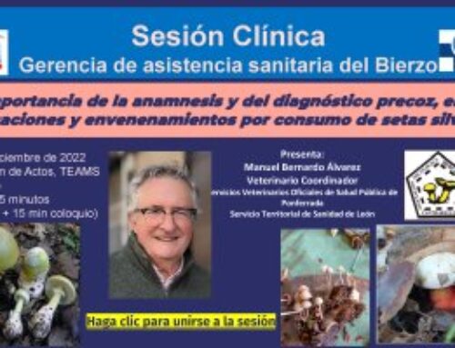 Sesión clínica sobre intoxicación por setas