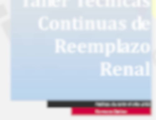 Taller Técnicas Continuas de Reemplazo Renal