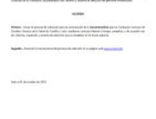 Proceso de Selección Documentalista para Fundación IECSCYL