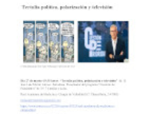 Tertulia política, polarización y televisión