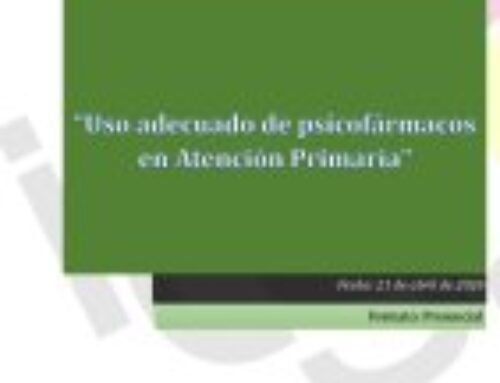 Curso Uso adecuado de psicofármacos en Atención Primaria