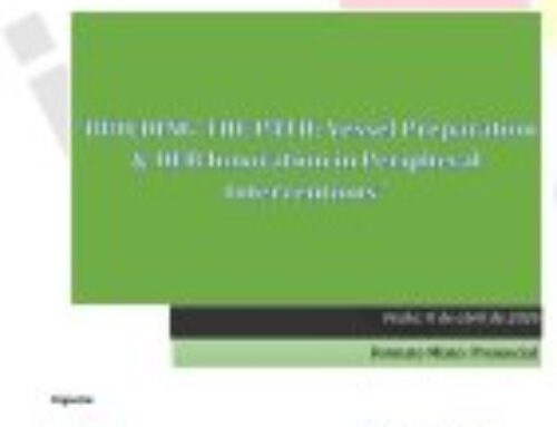 BUILDING THE PATH: Vessel Preparation & DEB Innovation in Peripheral Interventions