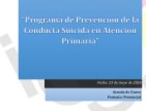 Programa de Prevención de la Conducta Suicida en Atención Primaria. Edición 2. Aranda de Duero.
