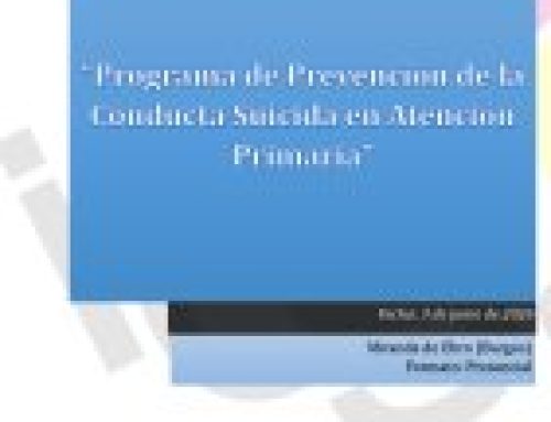 Programa de Prevención de la Conducta Suicida en Atención Primaria. Edición 3. Miranda de Ebro.