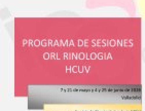 Programa de Sesiones ORL Rinología HCUV