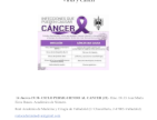 Virus y Cáncer – Ciclo Persiguiendo al Cáncer